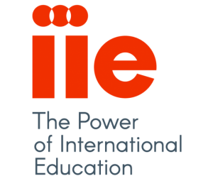 The Institute of International Education logo in red